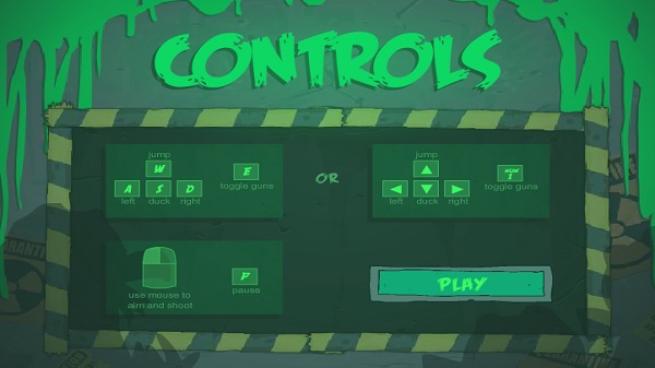 Freddy Fazbear controls menu