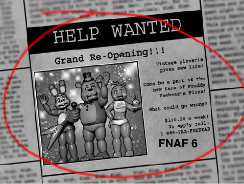 Fnaf 6 grand re opening